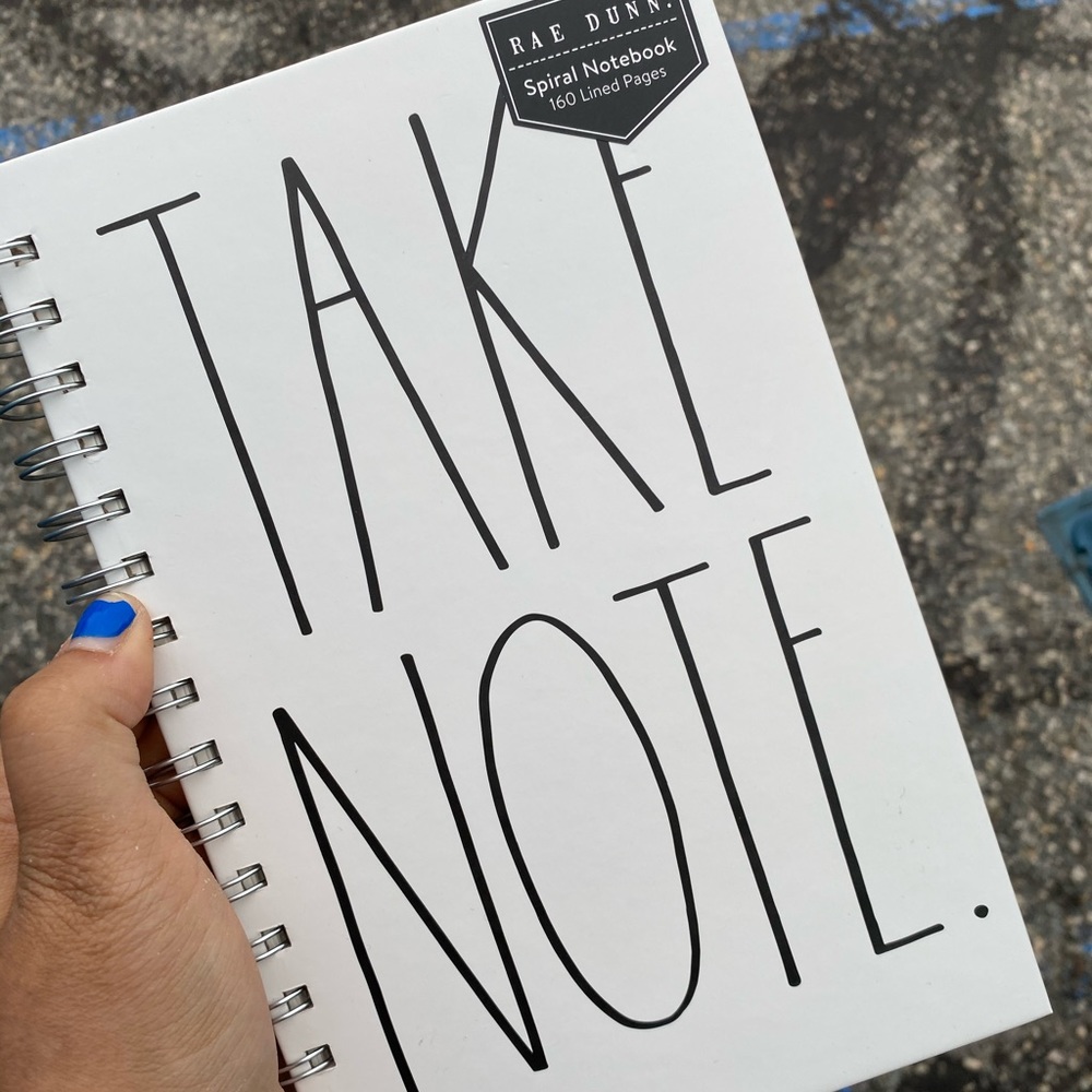 Rae Dunn Notebook NWT